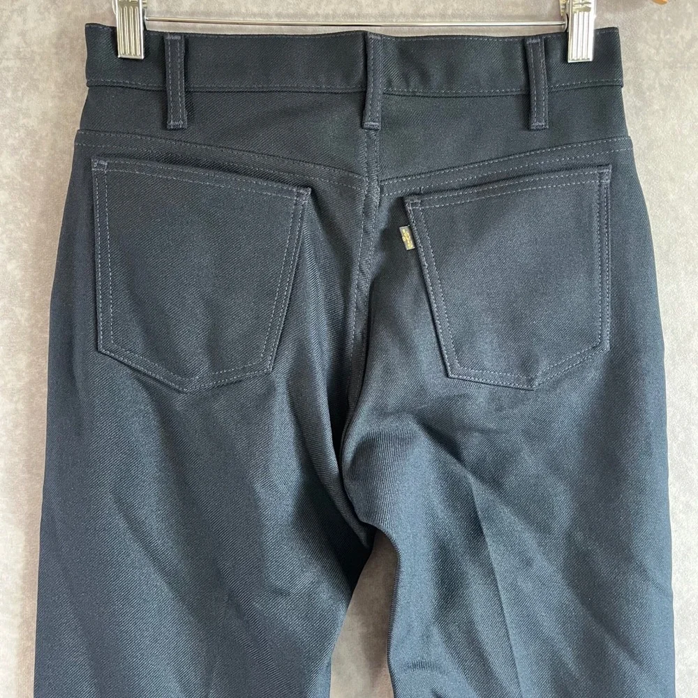 Levi's Sta-Prest Trousers Mens 31x34 Dark Blue Vintage 90s Made in USA 517 Style